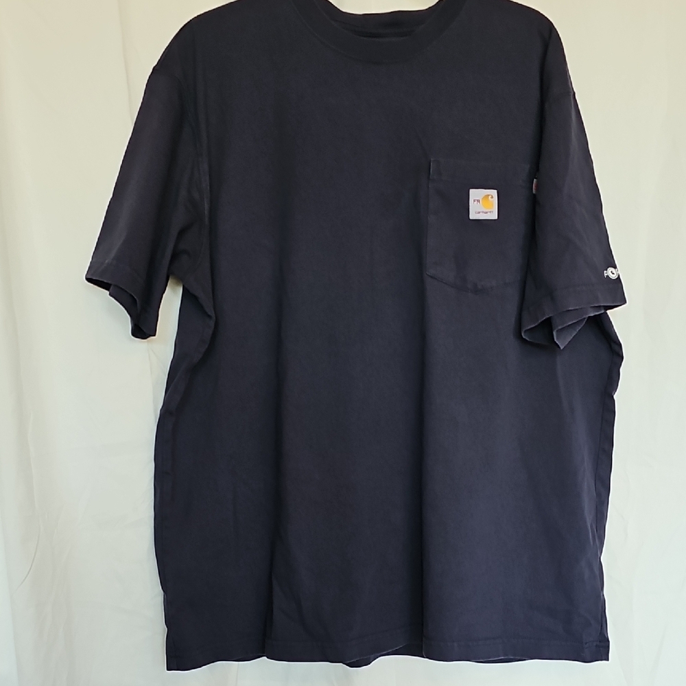 Carhartt Men's Dark Blue Pocket T-Shirt